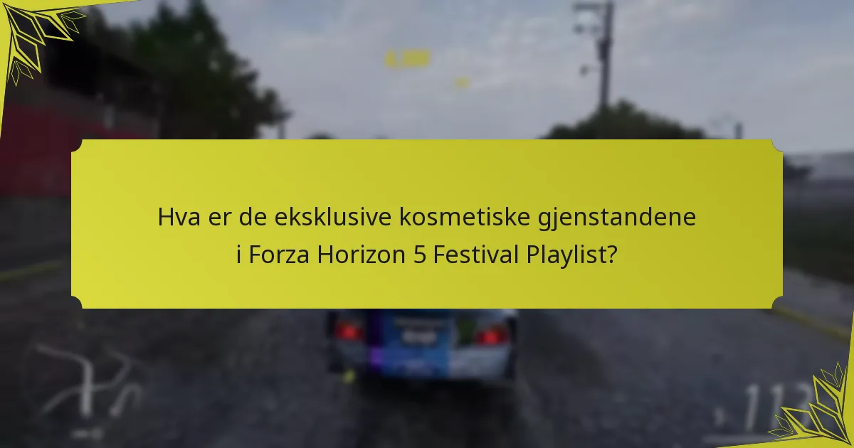 Hva er de sesongbaserte temaene for kosmetikk i Forza Horizon 5?