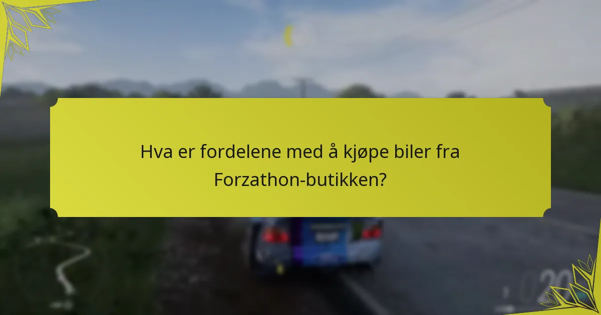 Hvordan kan spillere låse opp biler i Forza Horizon 5 Forzathon-butikken?