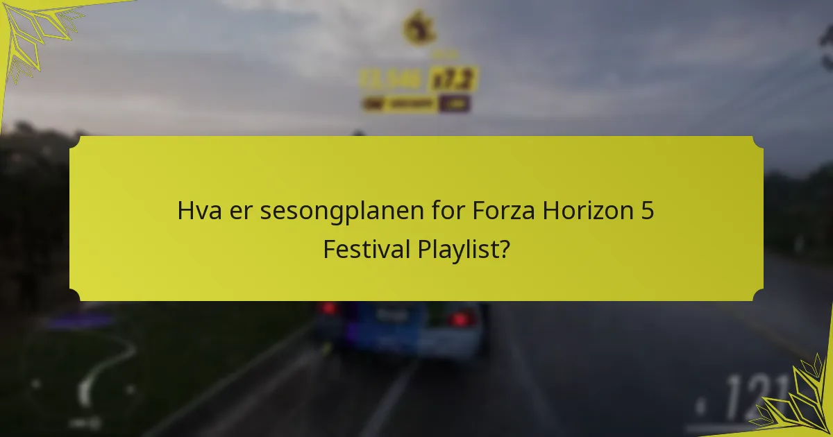Hvor lenge varer arrangementene i Forza Horizon 5 Festival Playlist?