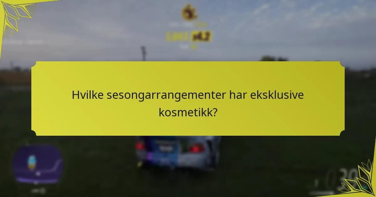Hva er fordelene med å delta i sesongarrangementer?