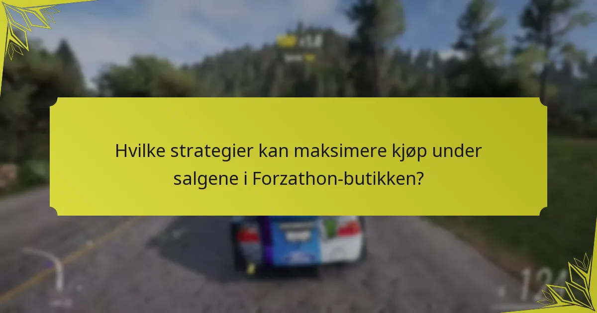 Hva er begrensningene for rabatter i Forzathon-butikken?
