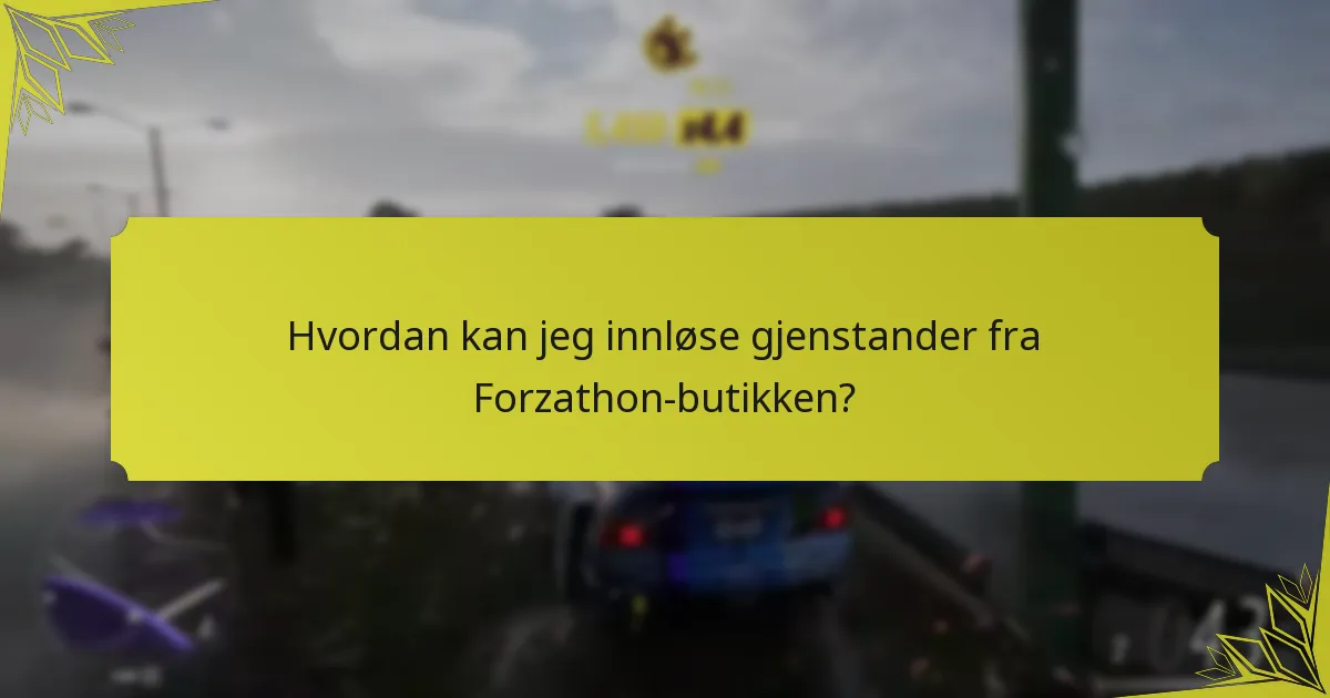 Hvordan forbedrer Forzathon-butikken spillingen?